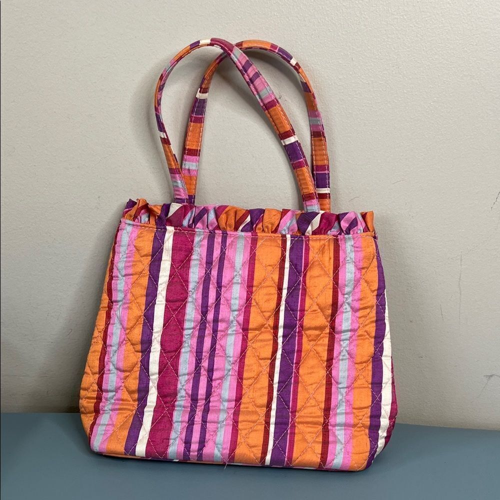Vera Bradley Stripe Hand Bag (Soo Cute!)